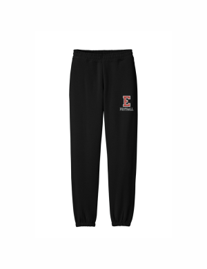 East Youth Football - Adult District® V.I.T.™ Heavyweight Fleece Sweatpant DT6162 with left leg logo