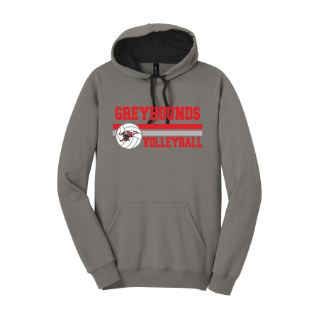 East Volleyball - District DT810 The Concert Fleece ® Hoodie with full color heat transfer logo