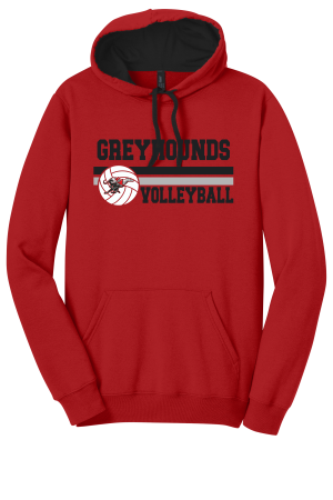 East Volleyball - District DT810 The Concert Fleece ® Hoodie with full color heat transfer logo