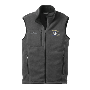 AHL Group - Eddie Bauer® - Fleece Vest EB204 with AHL Group left chest logo