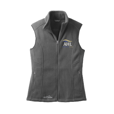 AHL Group - Eddie Bauer® Women's Fleece Vest EB205 with AHL Group left chest logo