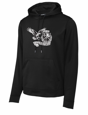Denfeld Boys Soccer - Sport-Tek® Sport-Wick® Fleece Hooded Pullover F244 with full front logo 2