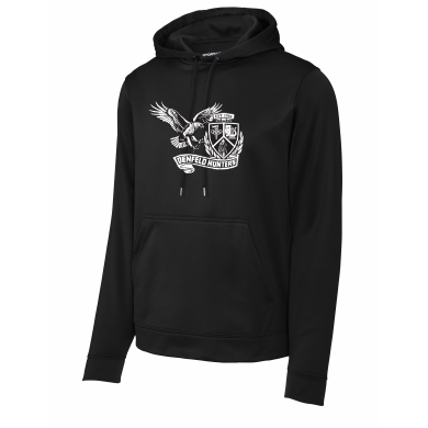 Denfeld Boys Soccer - Sport-Tek® Sport-Wick® Fleece Hooded Pullover F244 with full front logo 2