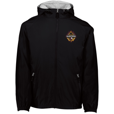 Denfeld Boys Soccer - Holloway Homefield Jacket 229111 with embroidered diamond logo on the left chest