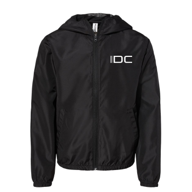 Imperium Dance - Youth Lightweight Windbreaker Full-Zip Jacket 36876 with IDC left chest logo