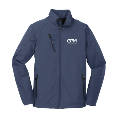 GPM -  Port Authority® Welded Soft Shell Jacket J324 with white embroidered GPM logo on the left chest