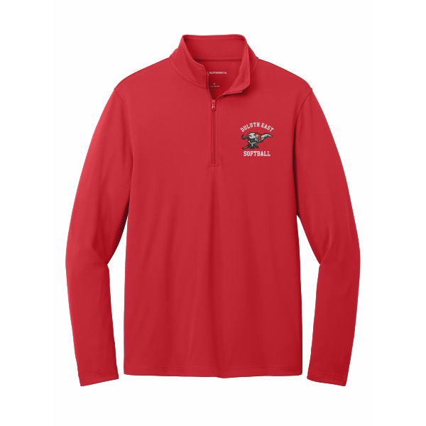 DE Softball - Port Authority® Dry Zone® UV Micro-Mesh 1/4-Zip K112 with left chest logo