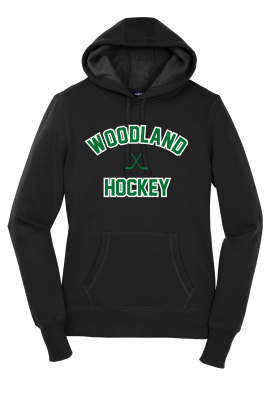 Woodland Hockey - LST254 Ladies Sport-Tek® Pullover Hooded Sweatshirt with Tackle Twill and embroidered logo