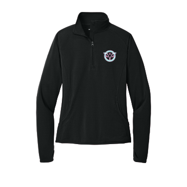 Duluth Mother Puckers - LADIES Sport-Tek LST850 Ladies Sport-Wick® Stretch 1/2-Zip Pullover with embroidered logo
