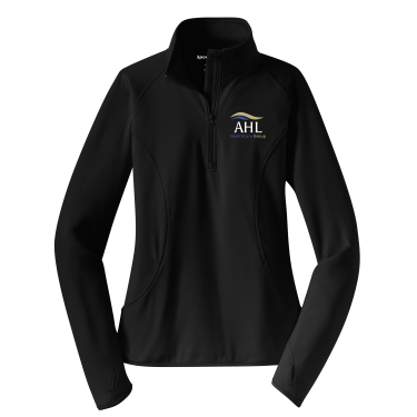 AHL Group - Sport-Tek® Women's Sport-Wick® Stretch 1/4-Zip Pullover LST850 with AHL Group left chest logo