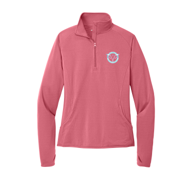 Duluth Mother Puckers - LADIES Sport-Tek LST850 Ladies Sport-Wick® Stretch 1/2-Zip Pullover with embroidered logo