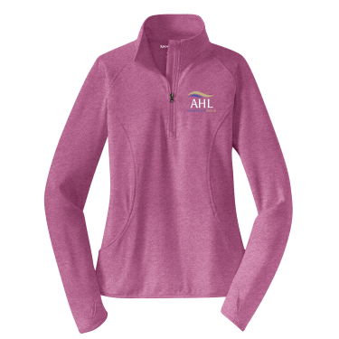 AHL Group - Sport-Tek® Women's Sport-Wick® Stretch 1/4-Zip Pullover LST850 with AHL Group left chest logo