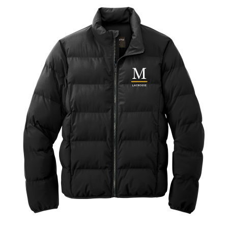 Marshall Lacrosse - Mercer+Mettle Men's MM7210 Puffy Jacket with embroidered Marshall M logo