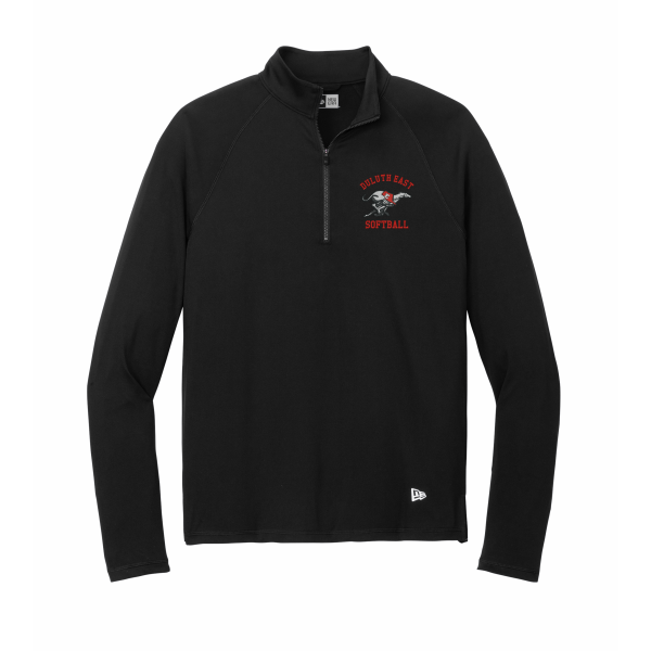 DE Softball - New Era® Power 1/2-Zip NEA228 with left chest logo
