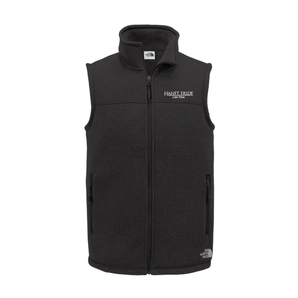 Hanft Law - The North Face® Sweater Fleece Vest NF0A47FA with rectangle logo