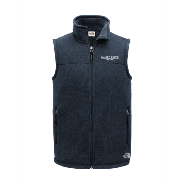 Hanft Law - The North Face® Sweater Fleece Vest NF0A47FA with rectangle logo