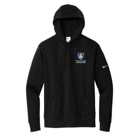 Stella Maris Alpine - Nike Club Fleece Sleeve Swoosh Pullover Hoodie NKDR1499 with embroidered left chest logo