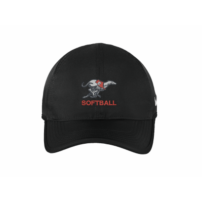 DE Softball - Nike Dri-FIT Featherlight Performance Cap NKFB5666 with embroidered logo