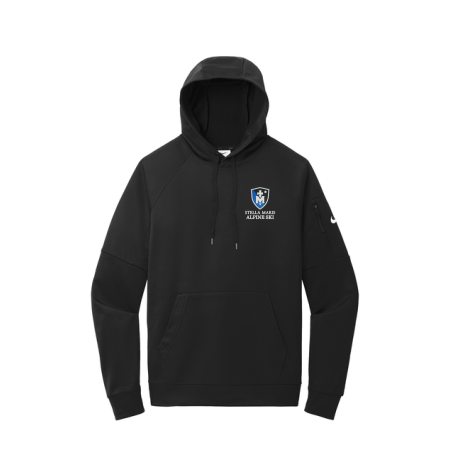 Stella Maris Alpine - Nike Therma-FIT Pocket Pullover Fleece Hoodie NKFD9735 with embroidered left chest logo