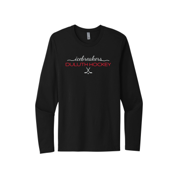 ICEBREAKERS - Next Level Apparel® Cotton Long Sleeve Tee NL3601 with heat transfer logo