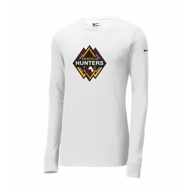 Denfeld Boys Soccer - Nike Dri-FIT NKBQ5230 Unisex Cotton/Poly Long Sleeve Tee with full front logo option 1