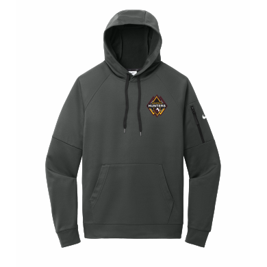 Denfeld Boys Soccer - Nike Therma-FIT Pullover Fleece Hoodie NKFD9735 with embroidered left chest logo