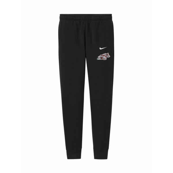 Duluth Lacrosse - PLAYER TRAVEL PANTS Nike Club Fleece Jogger NKHM8045 with embroidered wolf head and optional number