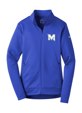 MIRAGE HIGH SCHOOL Hockey - Ladies Nike Therma-FIT Full-Zip Fleece NKAH6260 with embroidered M logo