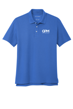 GPM - Port Authority K867 C-FREE ™ Cotton Blend Pique Polo with white GPM embroidered logo