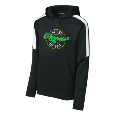 Duluth Heights - Adult Sport-Tek® Sport-Wick® Fleece United Pullover Hoodie ST255 with full front Hornets logo