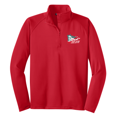 Team Duluth - Sport-Tek Men's Sport-Wick Stretch ST850 1/2-Zip Pullover with embroidered left chest logo