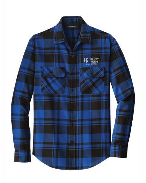 Hanft Law - Men's Port Authority® Plaid Flannel Shirt W668 with rectangle logo