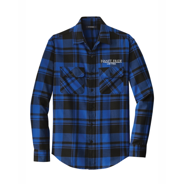 Hanft Law - Men's Port Authority® Plaid Flannel Shirt W668 with rectangle logo