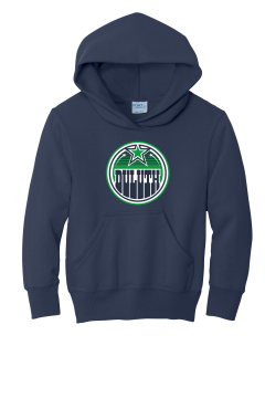 Duluth Squirt Hockey - Port & Company PC90YH Youth Core Fleece Pullover Hooded Sweatshirt with full color heat transfer logo