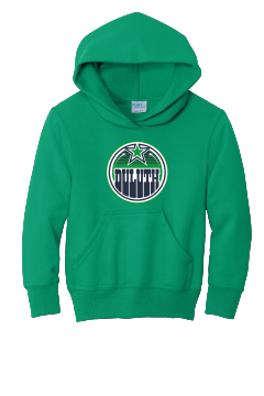 Duluth Squirt Hockey - Port & Company PC90YH Youth Core Fleece Pullover Hooded Sweatshirt with full color heat transfer logo