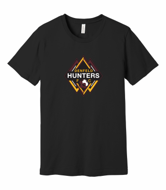 Denfeld Boys Soccer - BELLA+CANVAS® Unisex Jersey Short Sleeve Tee BC3001 with full front logo option 1