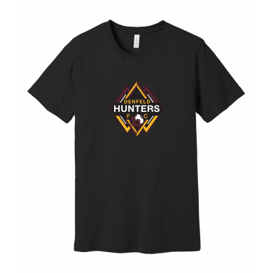 Denfeld Boys Soccer - BELLA+CANVAS® Unisex Jersey Short Sleeve Tee BC3001 with full front logo option 1