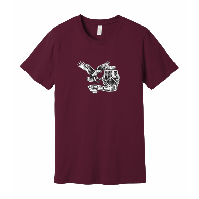 Denfeld Boys Soccer - BELLA+CANVAS® Unisex Jersey Short Sleeve Tee BC3001 with full front logo option 2