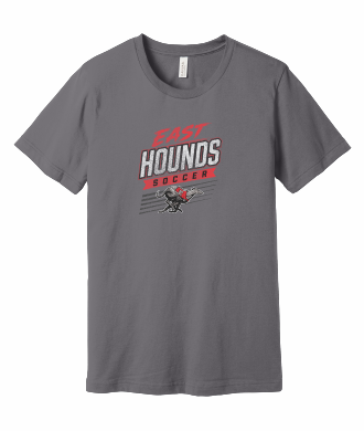 Duluth East Boys Soccer - BELLA+CANVAS® Unisex Jersey Short Sleeve Tee BC3001 with full front vintage logo