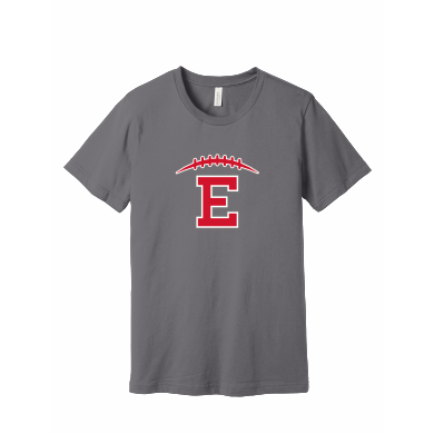 East HS Football - BELLA+CANVAS® Unisex Jersey Short Sleeve Tee BC3001 with full front logo