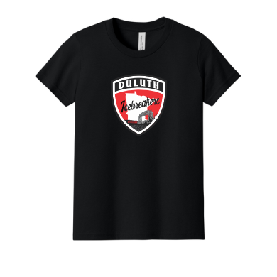 ICEBREAKERS - Youth Youth Jersey Short Sleeve Tee BELLA+CANVAS BC3001Y with Shield logo