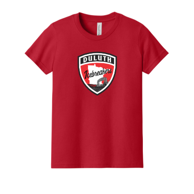 ICEBREAKERS - Youth Youth Jersey Short Sleeve Tee BELLA+CANVAS BC3001Y with Shield logo