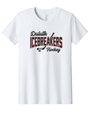 ICEBREAKERS - Youth Youth Jersey Short Sleeve Tee BELLA+CANVAS BC3001Y with Icebreakers Script logo