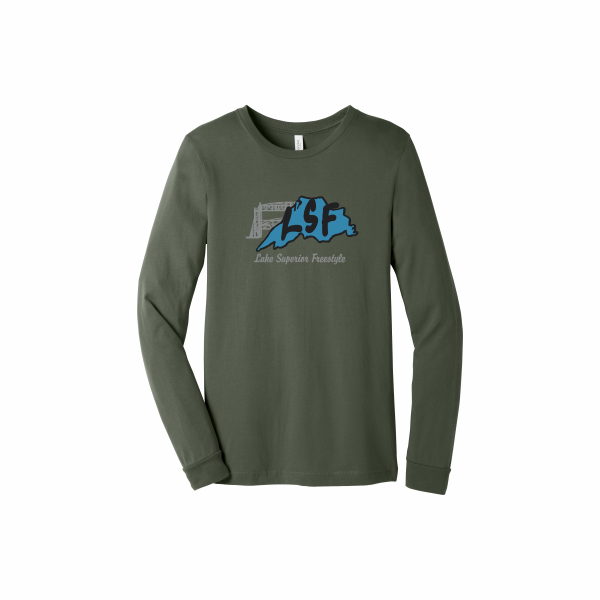 LSF - Adult BELLA+CANVAS® Unisex Jersey Long Sleeve BC3501 with full front logo