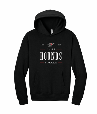 Duluth East Boys Soccer - BELLA+CANVAS® Unisex 10-Ounce Heavyweight Pullover Hoodie BC4719 with full front logo 1