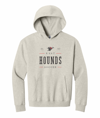 Duluth East Boys Soccer - BELLA+CANVAS® Unisex 10-Ounce Heavyweight Pullover Hoodie BC4719 with full front logo 1