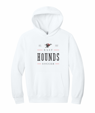 Duluth East Boys Soccer - BELLA+CANVAS® Unisex 10-Ounce Heavyweight Pullover Hoodie BC4719 with full front logo 1