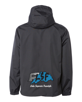 LSF - Independent Trading Co. - Nylon Anorak - EXP94NAW with patch and embroidered logo on the back