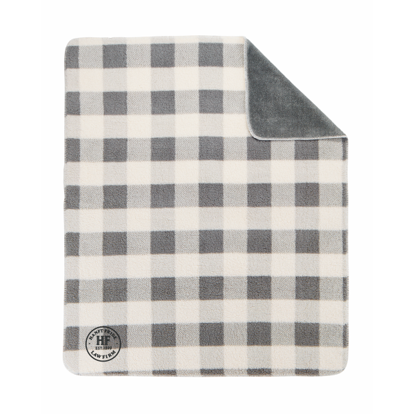 Hanft Law - Port Authority® Double-Sided Sherpa/Plush Blanket BP48 with circle logo