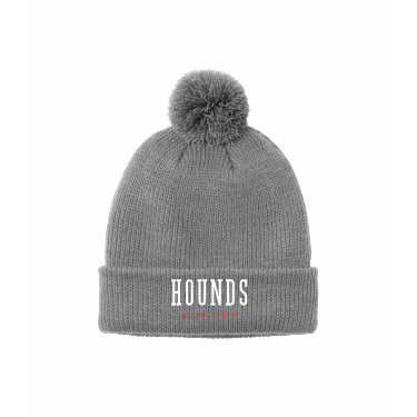 Duluth East Boys Soccer - Port Authority® Cozy Pom Beanie C978 with embroidered Hounds Soccer